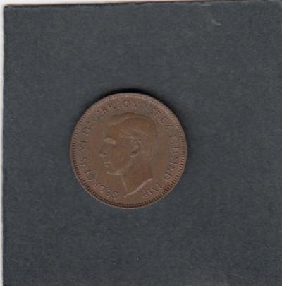 Beschrijving: 1 Farthing  GEORGIUS VI  